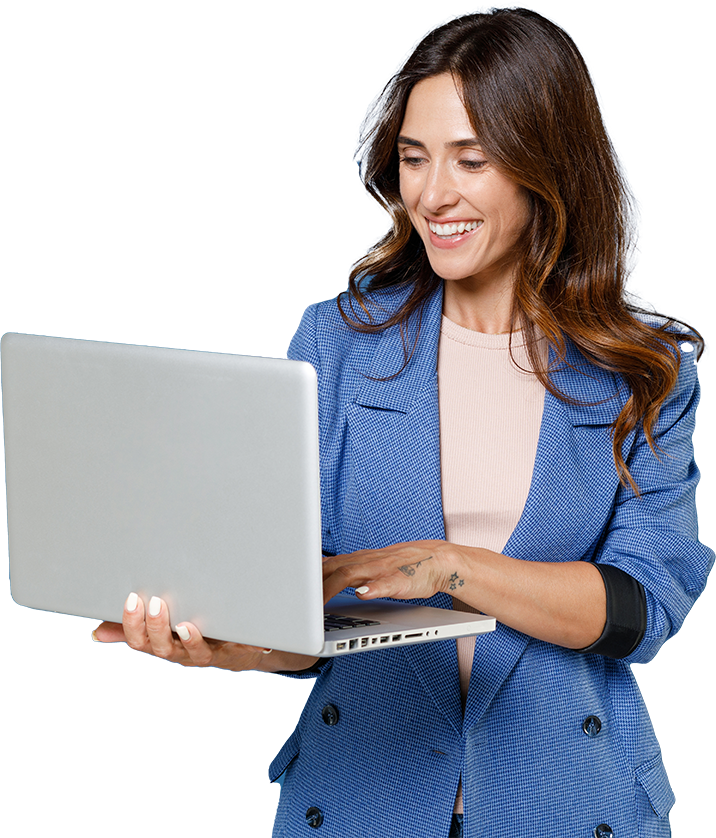Female with Keyboard